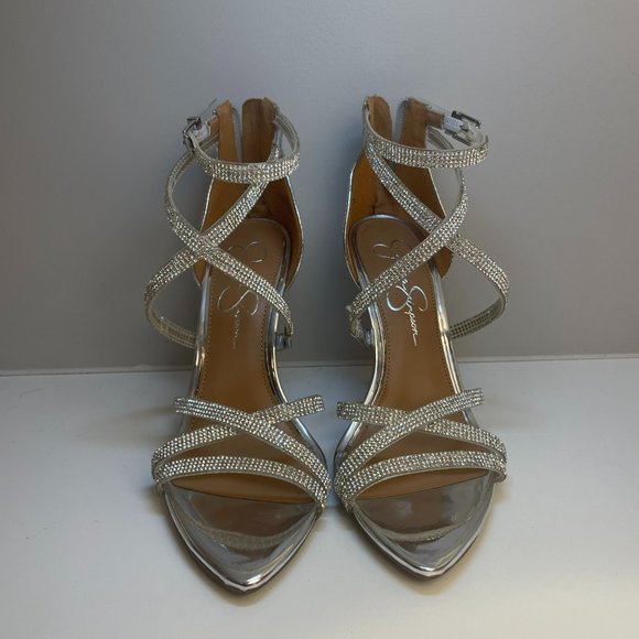 SOLD: Sparkling Jessica Simpson Heels - Picture 3 of 5